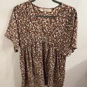 Cheetah Print Boutique Dress
